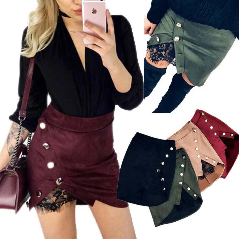 Leather Skirt- JUPITER BMY LTD