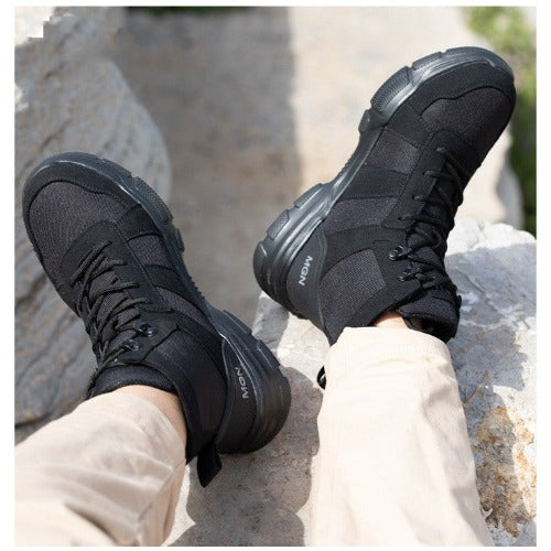 Labor Protection Shoes Anti-smash Anti-puncture Protective Shoes High Top- JUPITER BMY