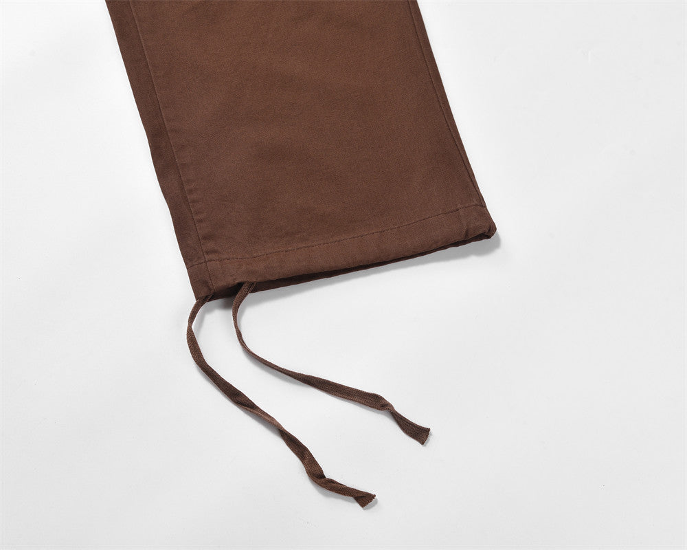 Relaxed-Fit Cotton Cargo Trousers