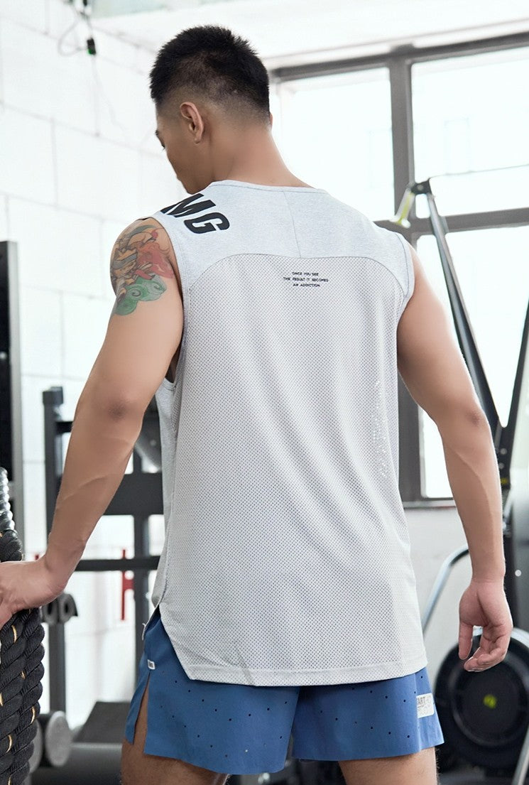 Loose-Fit Graphic Gym Top