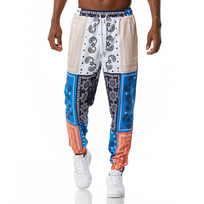 Printed jogging pants casual pants- JUPITER BMY