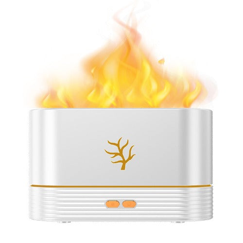 Flame Aroma Diffuser Air Humidifier Ultrasonic Cool Mist Maker Fogger Led Essential Oil Flame Lamp Difusor- JUPITER BMY