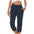 Women's Cropped Pants Cotton Linen Cargo Pocket Casual Pants- JUPITER BMY