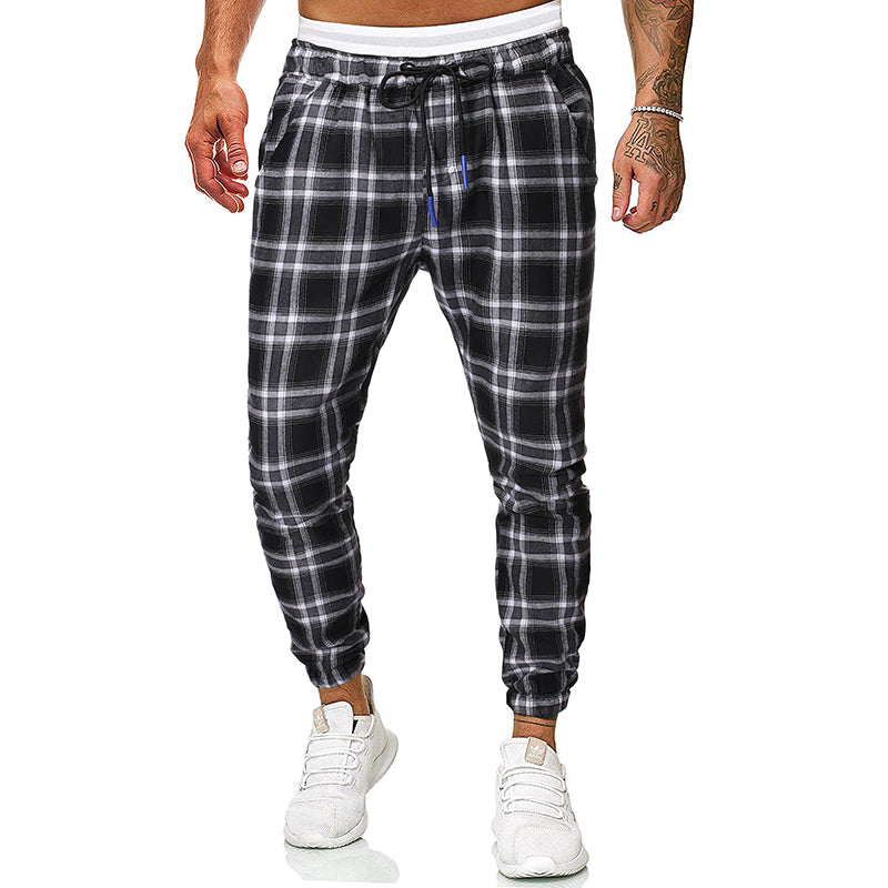 Fashion check casual trousers- JUPITER BMY