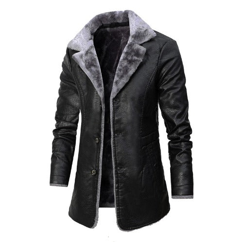 Plush Large Lapel Suit Fur Plush Jacket Men- JUPITER BMY