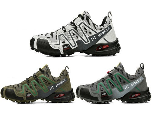 Men Hiking Shoes Climbing Male Sports Shoes Work Safety Toe Tactical Non-Slip Durable Trekking Sneakers Mens Footwear- JUPITER BMY