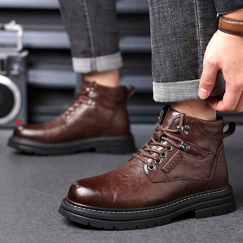 Men's Fashion British Style High-top Boots - JUPITER BMY LTD