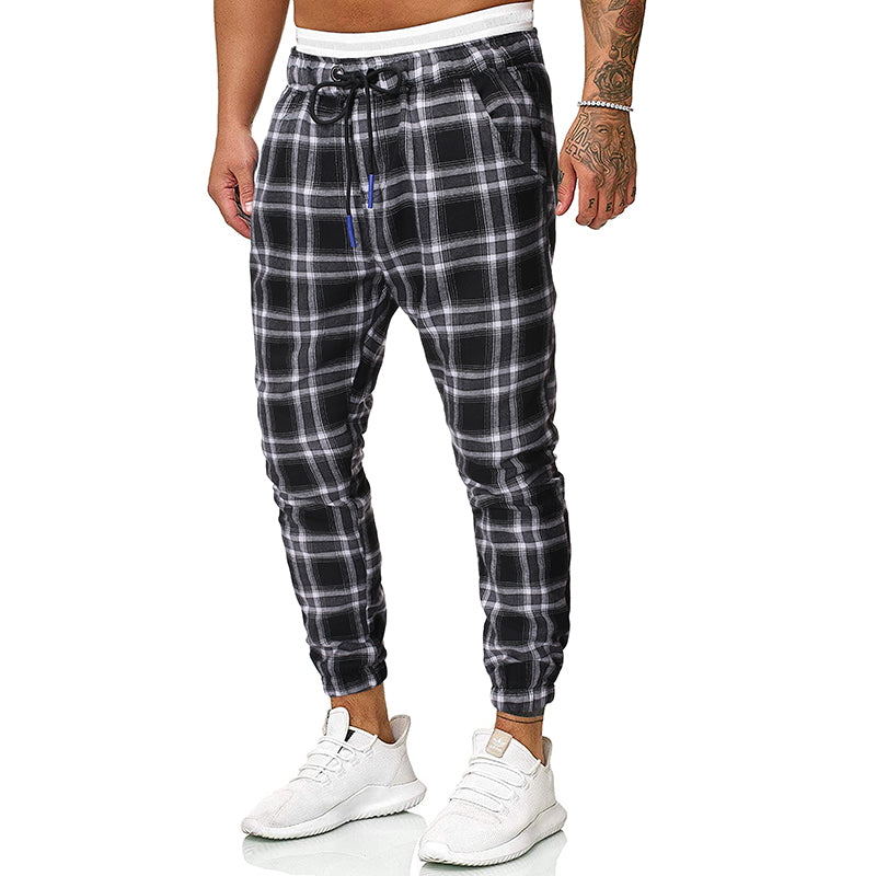 Fashion check casual trousers- JUPITER BMY