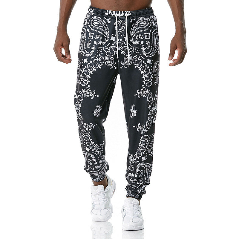 Printed jogging pants casual pants- JUPITER BMY