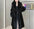 Mink Hair Fur And Leather Overcoat Women- JUPITER BMY