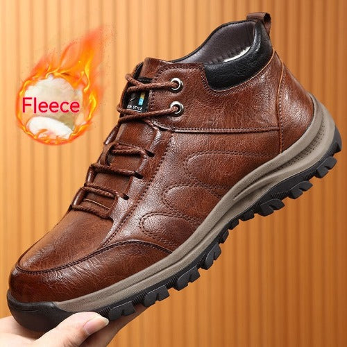 Casual Leather Shoes Simple Travel Outdoor Men's Shoes- JUPITER BMY