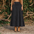 Boho Shirred Maxi Skirt