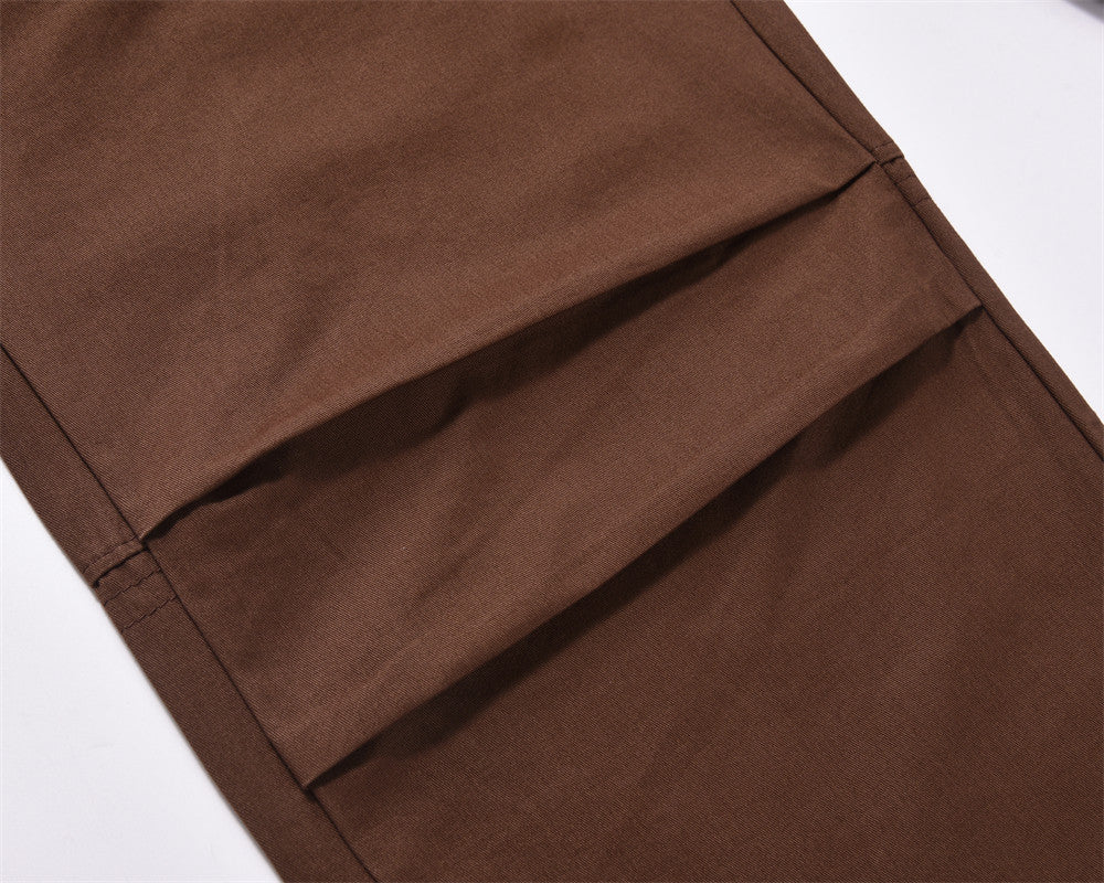 Relaxed-Fit Cotton Cargo Trousers
