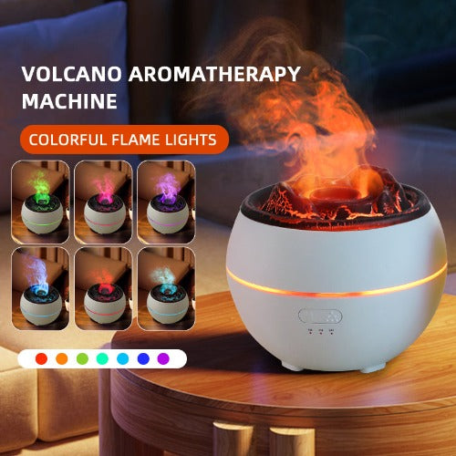 Flame Aroma Diffuser Household Desk Aromatherapy Humidifier- JUPITER BMY