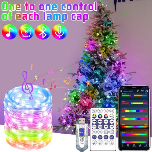 RGB Christmas Tree Decorative Light String- JUPITER BMY