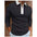 European And American Men's Zipper Stitching Lapel T-shirt- JUPITER BMY