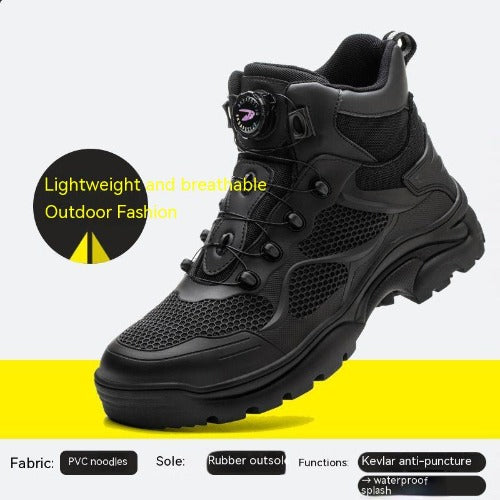 Summer Anti-smashing And Anti-penetration Men's Lightweight And Comfortable Labor Protection Shoes- JUPITER BMY