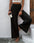 Women's Clothing Casual Loose Slimming Crumpled Wide-leg Pants- JUPITER BMY