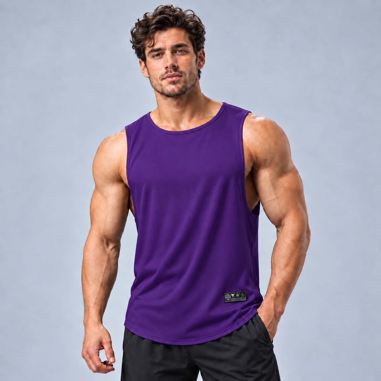 Relaxed-Fit Training Top