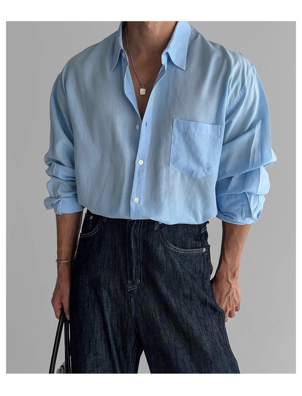 Relaxed-Fit Pocket Shirt