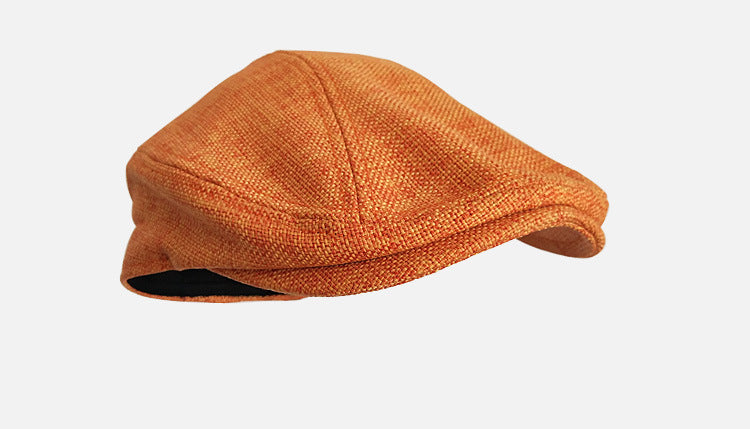 Linen Flat Cap