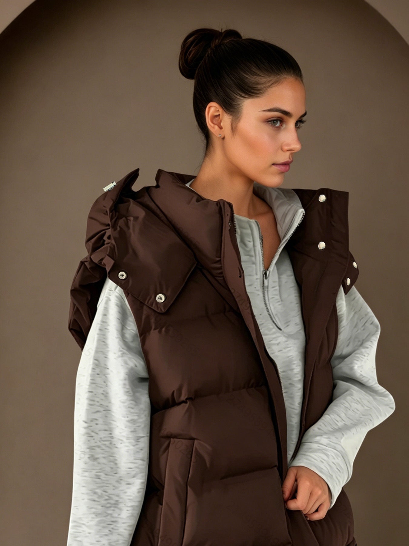 Hooded Puffer Gilet