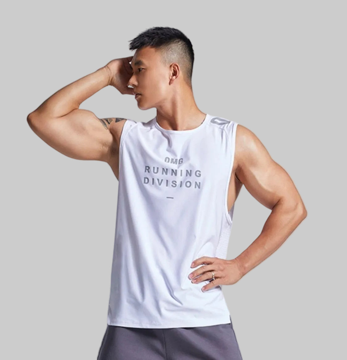 Loose-Fit Graphic Gym Top