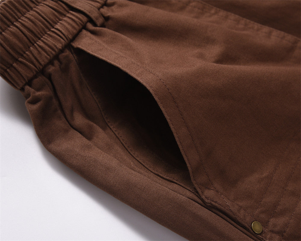 Relaxed-Fit Cotton Cargo Trousers