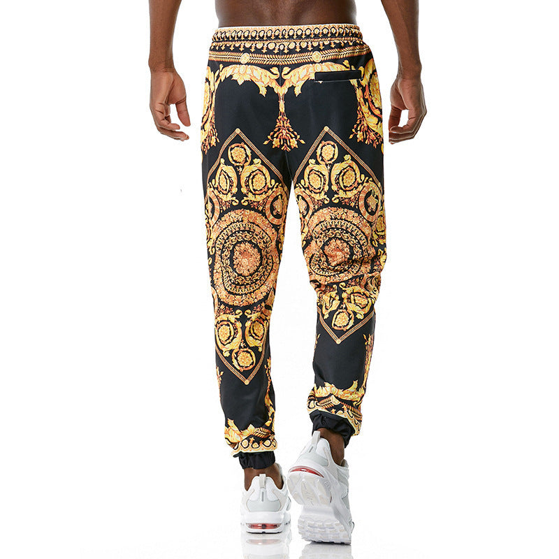 Printed jogging pants casual pants- JUPITER BMY