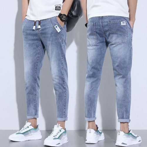 Denim Stretch Casual Men's Trousers Thin- JUPITER BMY