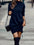 High Neck Asymmetric Dress