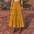 Boho Shirred Maxi Skirt