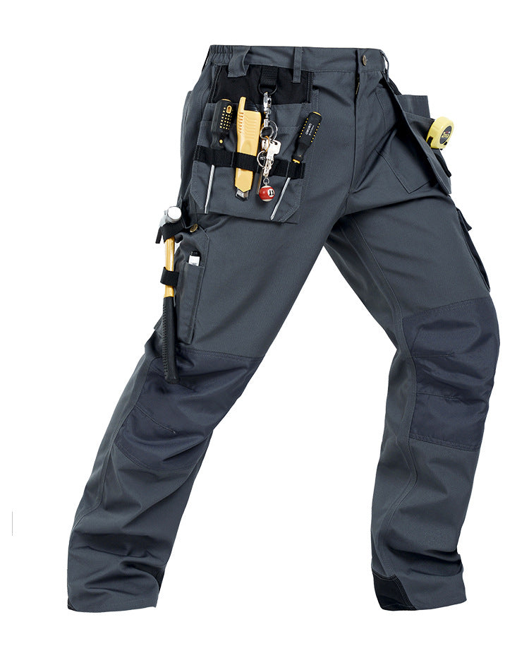 Workwear Autumn Trousers Multi Pocket Sturdy Machine Repair Pants Loose- JUPITER BMY