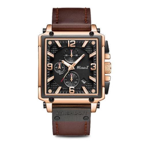 Men's Watch Automatic Square Waterproof Personality Watch Quartz- JUPITER BMY