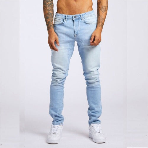 Men's Fashion Casual Slim Fit High Waist Jeans- JUPITER BMY