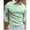 European And American Men's Zipper Stitching Lapel T-shirt- JUPITER BMY