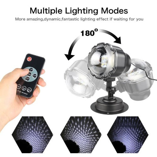 LED Christmas Light Projector Snow Projection Lamp- JUPITER BMY