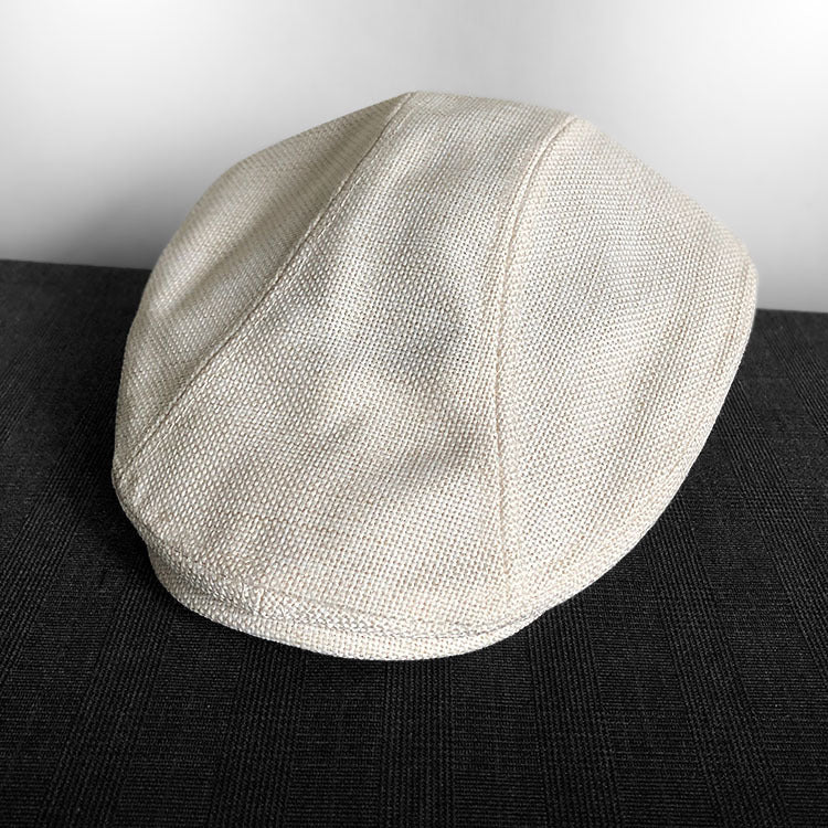 Linen Flat Cap