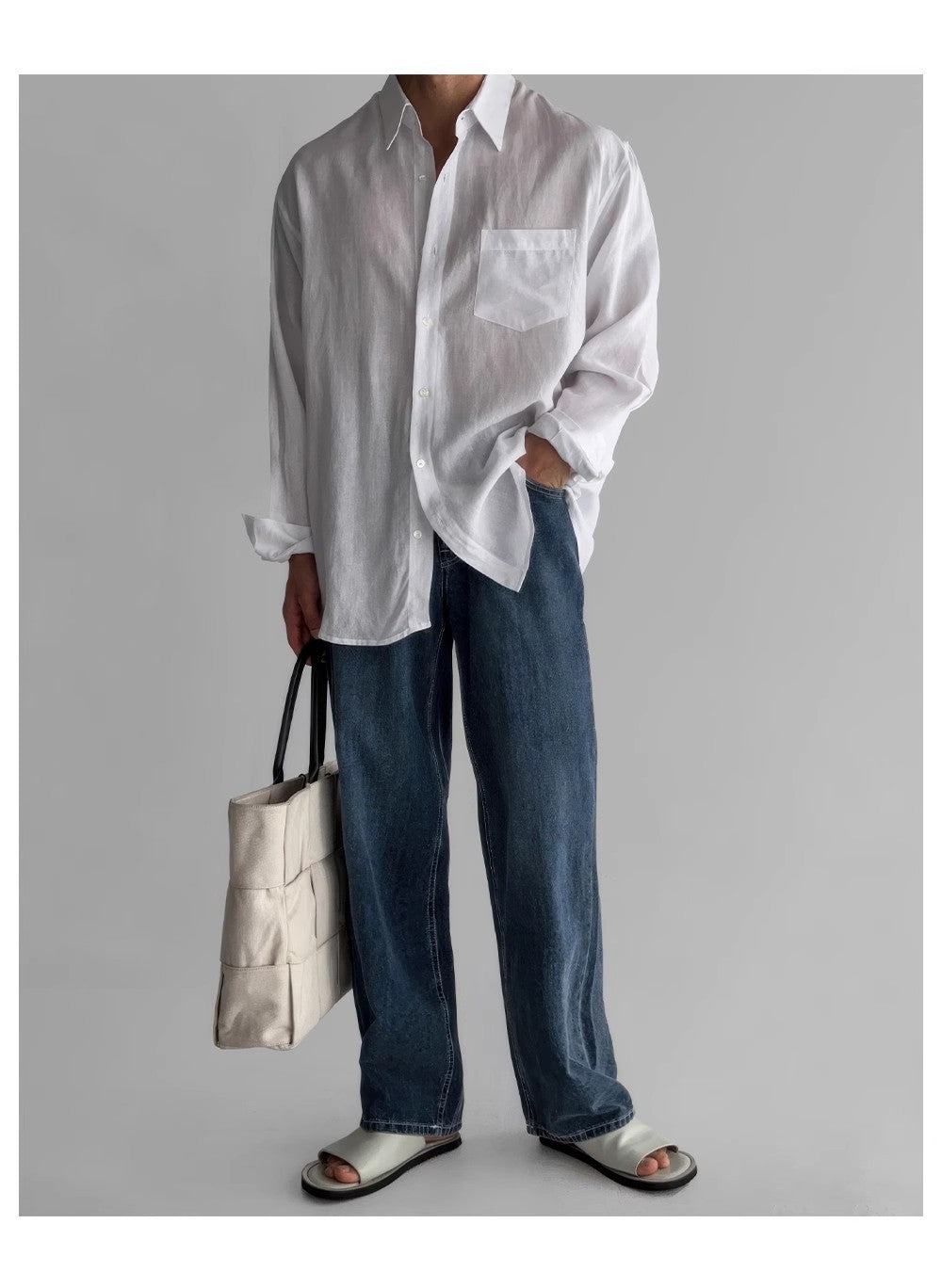 Relaxed-Fit Pocket Shirt