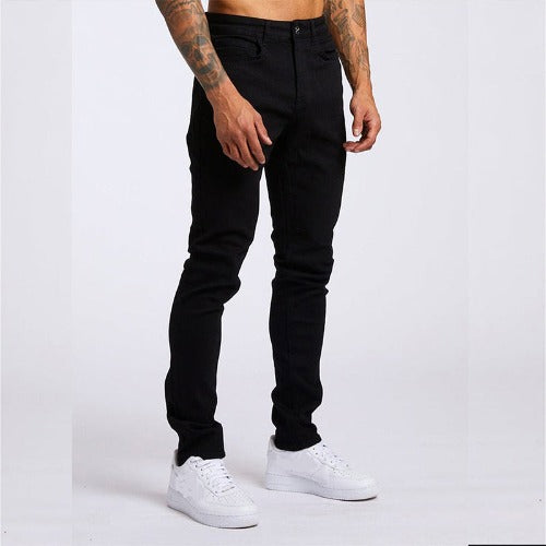 Men's Fashion Casual Slim Fit High Waist Jeans- JUPITER BMY