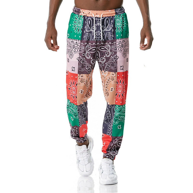 Printed jogging pants casual pants- JUPITER BMY