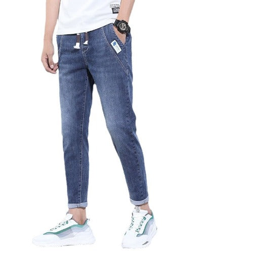 Denim Stretch Casual Men's Trousers Thin- JUPITER BMY