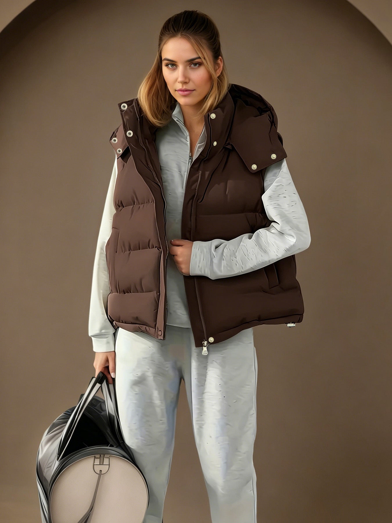 Hooded Puffer Gilet