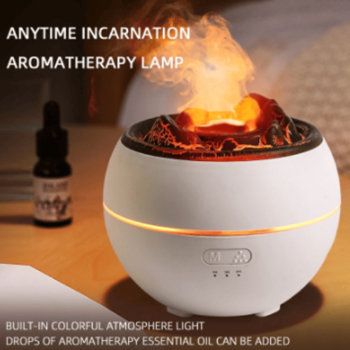 Flame Aroma Diffuser Household Desk Aromatherapy Humidifier- JUPITER BMY