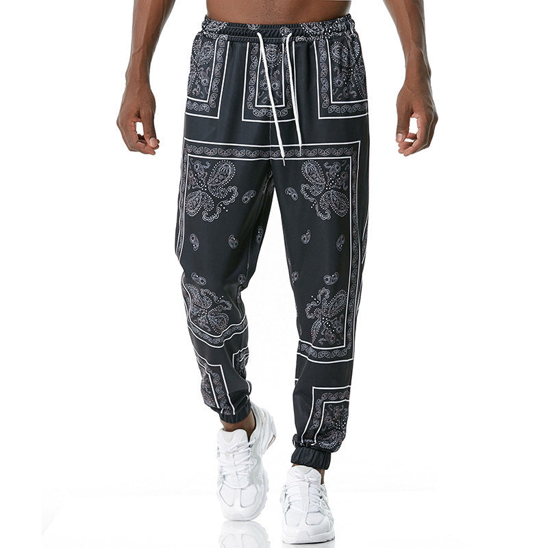 Printed jogging pants casual pants- JUPITER BMY