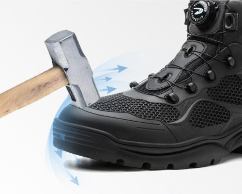 Summer Anti-smashing And Anti-penetration Men's Lightweight And Comfortable Labor Protection Shoes- JUPITER BMY