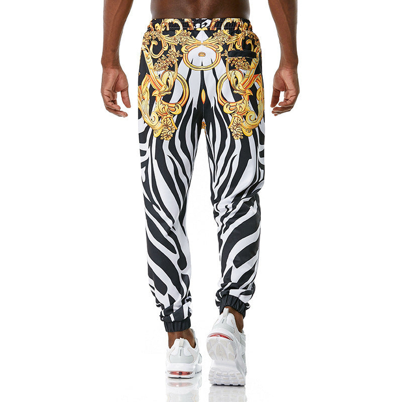 Printed jogging pants casual pants- JUPITER BMY