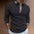 European And American Men's Zipper Stitching Lapel T-shirt- JUPITER BMY