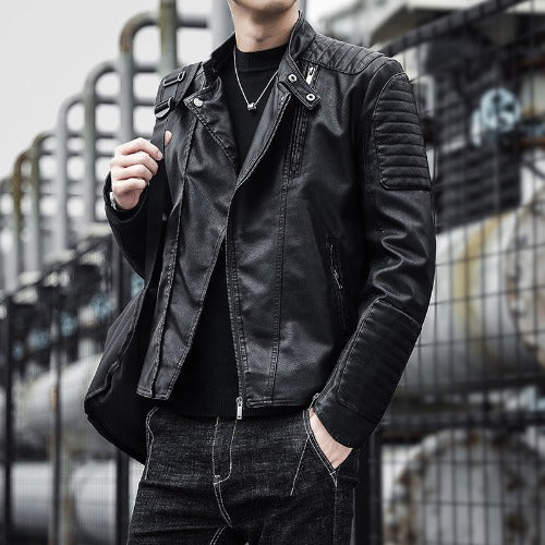 Men's Clothing Leather Jacket Coat Autumn And Winter- JUPITER BMY