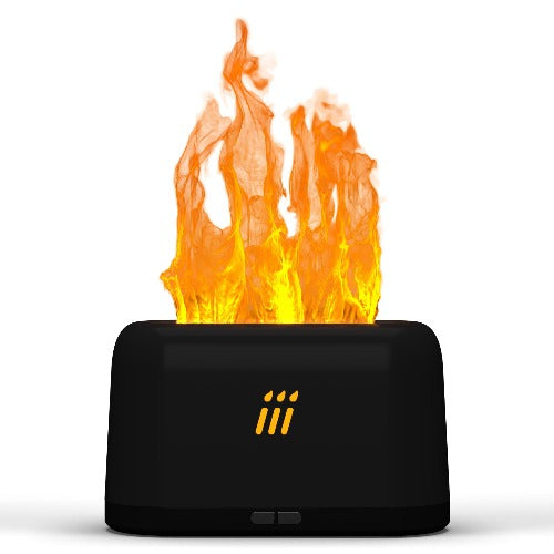 Flame Aroma Diffuser Air Humidifier Ultrasonic Cool Mist Maker Fogger Led Essential Oil Flame Lamp Difusor- JUPITER BMY